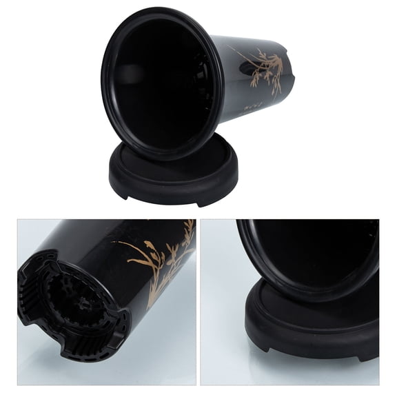 USHOBE Ceramic Butterfly Orchid Planter Pot for Home Decoration, Unique Design, Material, Size 8.29 x 5.78 x 5.78 Inches