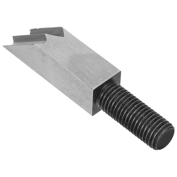 USHOBE Woodworking Manual Planer Cutter Head Plated Silver with Rounded and Pointed Angle Blades