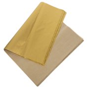 USHOBE 100Pcs Elegant Shine Plated Gold Tissue Paper for Wrapping Bouquets and Packaging