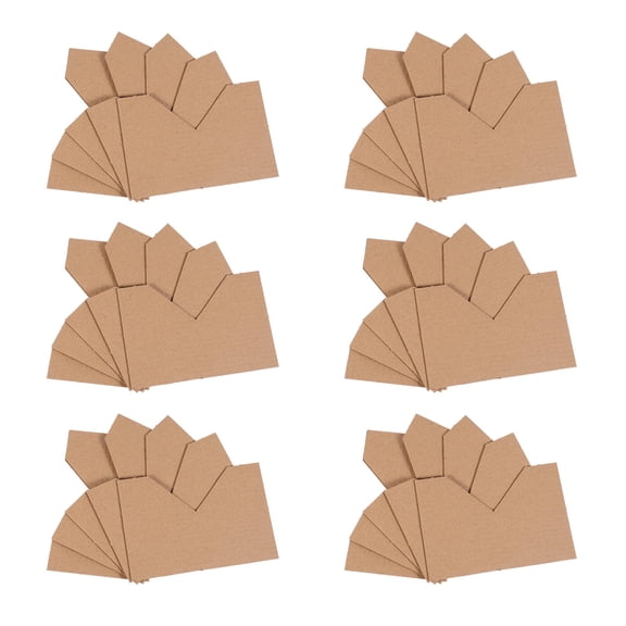 USHOBE 100 Count Cardboard Corner Protectors, Thickened Kraft Paper Edge Guards for Picture Frames, Packaging Wrap