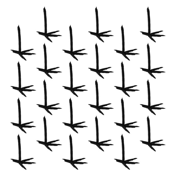 USHOBE 100Pcs Plastic Crow Feet Realistic Claw Shape for Spooky Props and Decor
