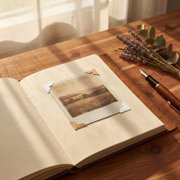 USHOBE Album Decorative Corners, Assorted Colors, Acid-Free, Self-Adhesive, Quality Material, 10Pcs