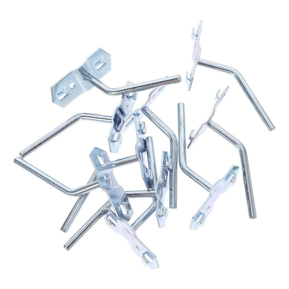 USHOBE 10Pcs Wall Hangers Heavy Duty Silver Stainless Steel For Tool Organization In Garage Home