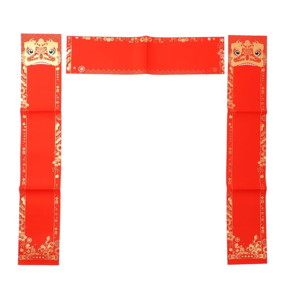 USHOBE 10Sets Spring Festival Red Paper for Couplets DIY with Lightweight and Portable Design