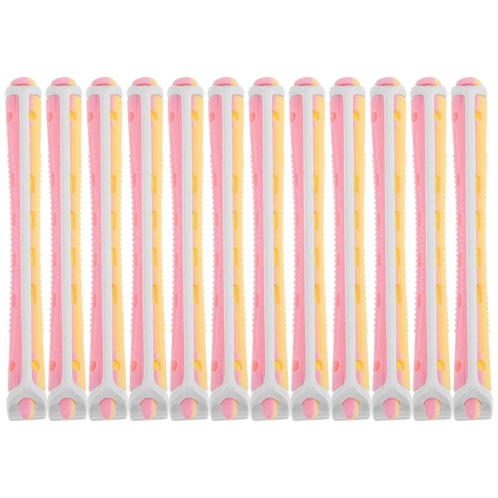 Perm Roda USHOBE 12Pcs Hair Curlers Flexible Perm Rods Lightweight Portable for ...