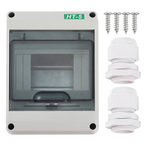 USHOBE 1Pack 5 Loop Weatherproof Junction Box For Wiring Protection And Electrical Distribution