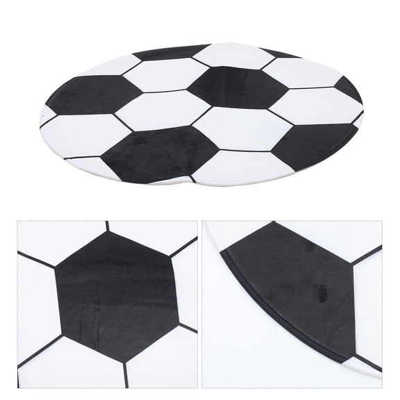 USHOBE 1-Pack Soccer Mat 23.2 Inch Non- Welcome Rug for Indoor Outdoor Use