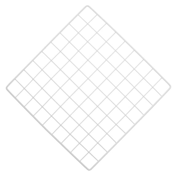 USHOBE 1Pack Grid Wall Decor 12.9X12.9X0.08In Iron Wall Storage For Kindergartens