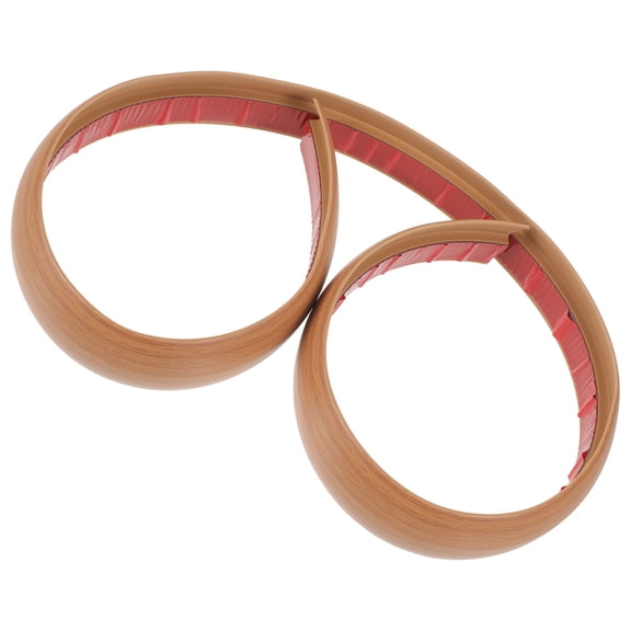 USHOBE 1Pack Self Adhesive Floor Trim for Delicate Design Yellow Oak Wood 39.30X1.57X0.39in