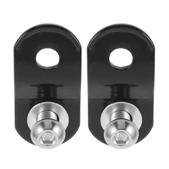 USHOBE 1Pair Motorcycle Gas Tank Riser Kit Black Metal Mount Bracket for Easy Bike Upgrade