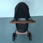 USHOBE 1Pc Baby Stroller Cover Black Uv Sunshade Lightweight Breathable Stroller Protector