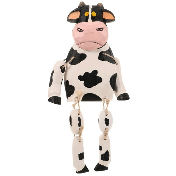 USHOBE 1Pcs Cow Statue Miniature Cow Figurines For Home Decor present
