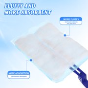 USHOBE Fiber Electrostatic Duster Kit Sky-Blue for Furniture and Gaps 1Set