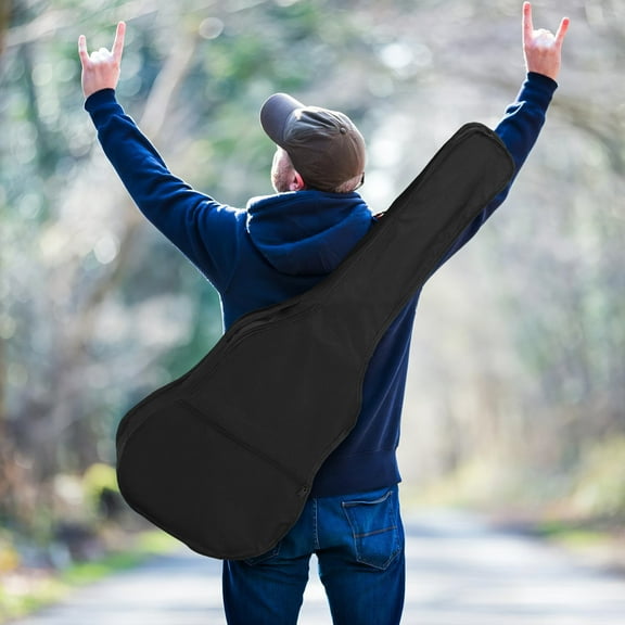 USHOBE Dustproof Guitar Case Black 600D Oxford Cloth 1Pack