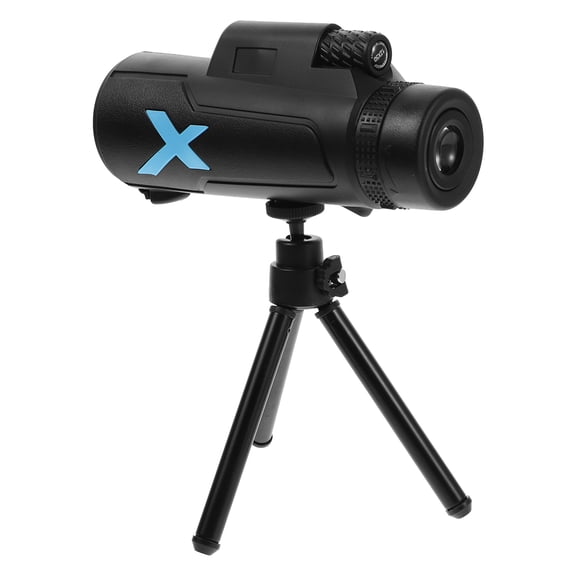 USHOBE 1Set Small Monocular Telescope for Adults Portable High Definition Black Handheld Outdoor Scope