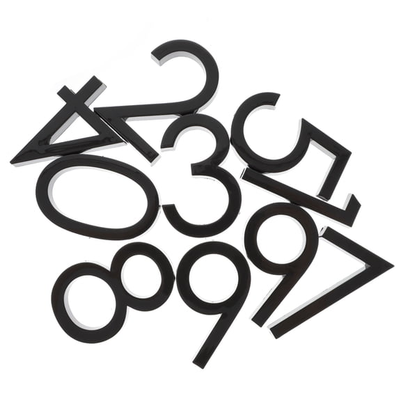 USHOBE 20Pcs Arc Design House Address Signs for Home Decoration 6X4CM
