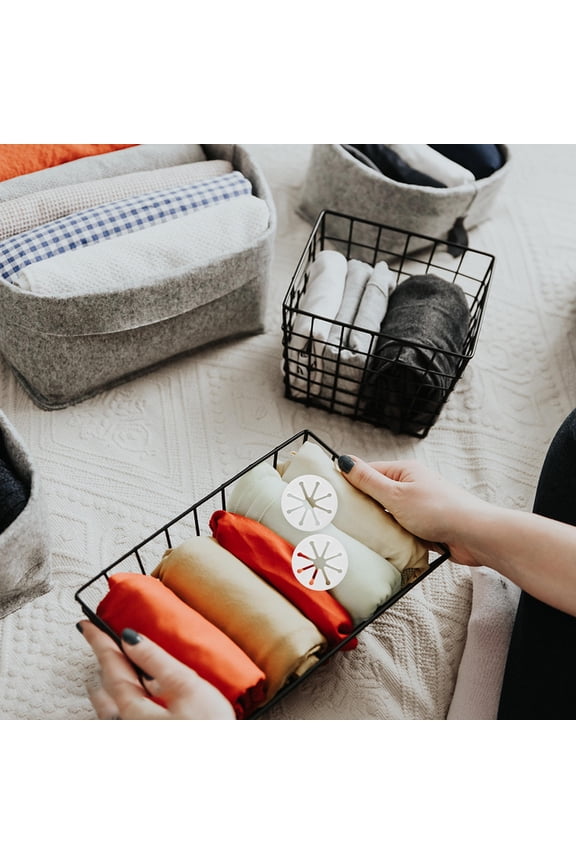 28-Piece Lightweight Plastic Sock Laundry Organizer for Home Use, and Easy to Store Socks