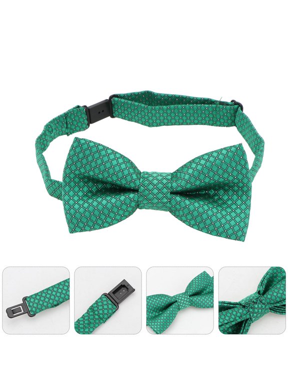 2Pcs Assorted Color Bow Tie with St. Patricks Day Elements for Party Decoration