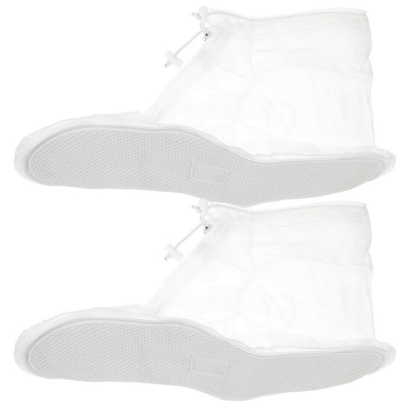 USHOBE 2Pcs Boot Cover Reinforced Sole Mud-proof Snow-proof for Men Women Outdoor Activities