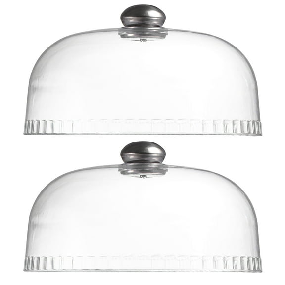 USHOBE 2Pcs Cover for Food Round with Handle for Home Kitchen