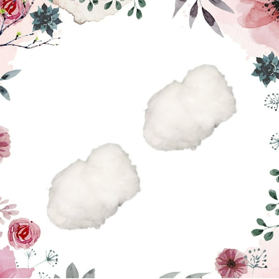 USHOBE 2Pcs Decorative Fake Cloud White for Home Decoration Simulation Cotton