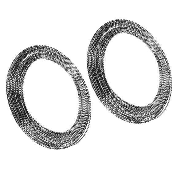 USHOBE ABS Chrome Car Interior Trim for Door Panels and Aesthetic Upgrade 2Pcs