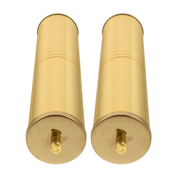 USHOBE 2pcs Grandfather Clock Decorative Hammer Weight Metal Accessory