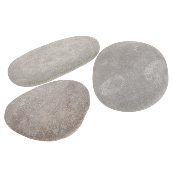 USHOBE 3-Piece Natural Color Turtle Basking Stones Rock Climbing Ornaments for Reptile Terrariums