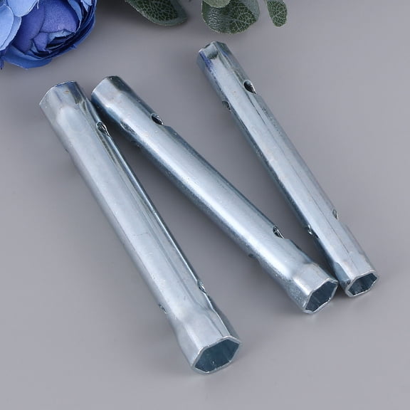USHOBE Durable Plated Silver Faucet Wrench for Sink Installer and Adjustments