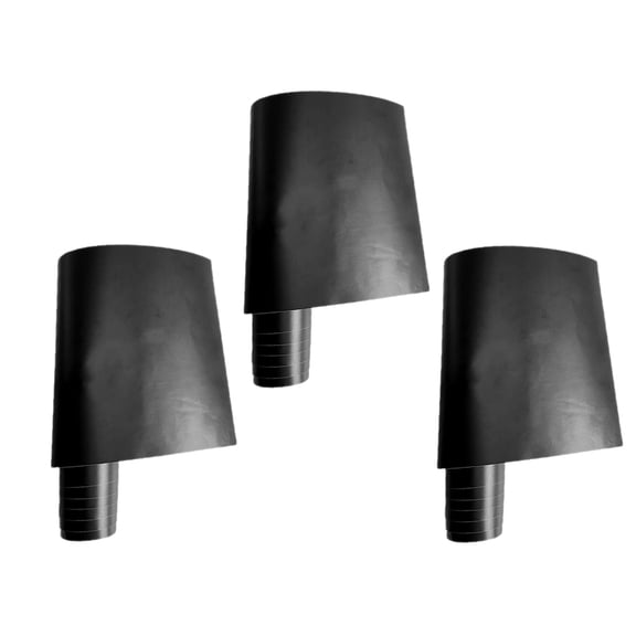USHOBE 3-Piece Black Car Windshield Banner Sun Strip, Self-Adhesive Vinyl Decal, Auto Front Window Sticker for Vehicles