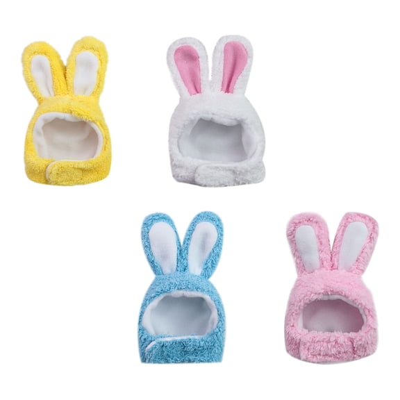 USHOBE 4Pcs Lovely Rabbit Design Pet Hats Fashionable Headgear for Dogs and Cats