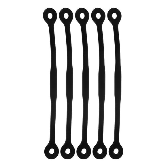 USHOBE 5-Pack Silicone Tennis Racket Grips for Comfortable Hold and Reduced Arm Strain
