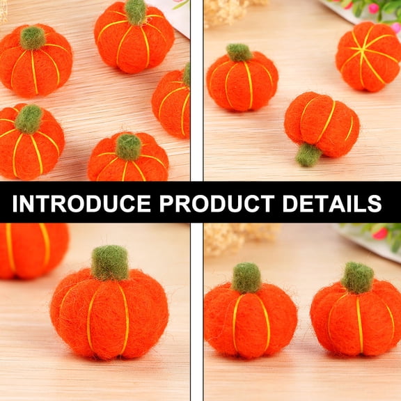 USHOBE 6 Pcs Felt Garland Wool Felt Fall Decor Decorative For Craft Enthusiasts