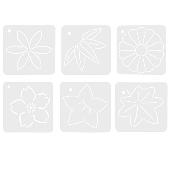 USHOBE 6Pcs Quilt Plastic Template For Sewing Embroidery And Quilting Simplify Your Handmade Work