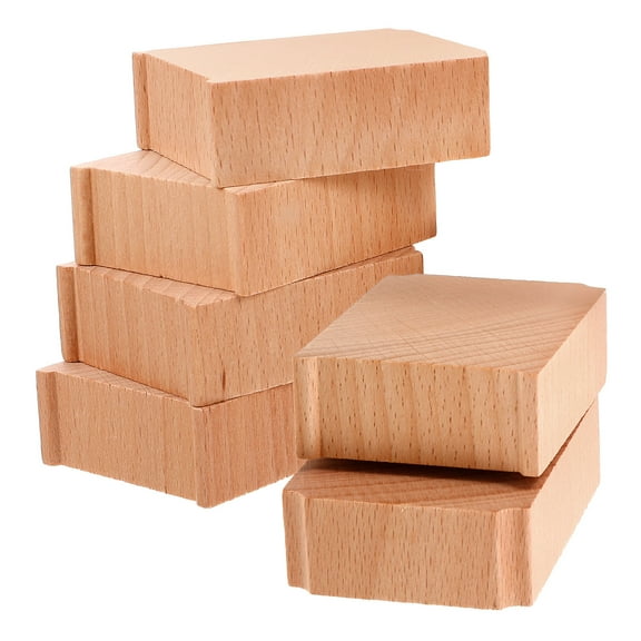 USHOBE Model Railway Bridges Wooden Train Accessories 6Pcs 2.63X2.04X0.83in