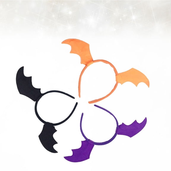 USHOBE Creative Bat Wings Headbands Assorted Color Ideal for Costume Parties and Stage Performances