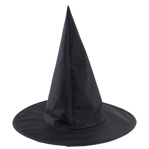 USHOBE 6pcs Wizard Costume Accessories Black Oxford Cloth Party Hat For Friends