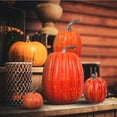 thumbnail image 1 of USHOBE 7Pack Orange Foam Pumpkin Model Ornaments for  Supplies 7X6.5X6.5In, 1 of 8