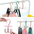 thumbnail image 1 of USHOBE 8Pcs Bag Hanger Square Rotatable Handbag Bag Holder Shelf For General Users, 1 of 8