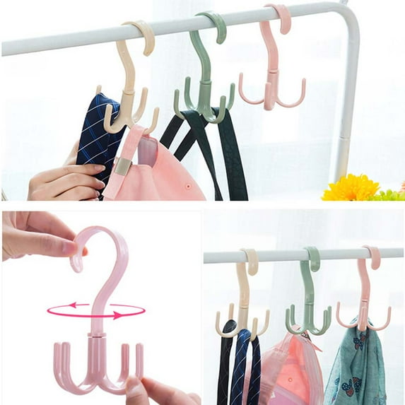 USHOBE 8Pcs Bag Hanger Square Rotatable Handbag Bag Holder Shelf For General Users