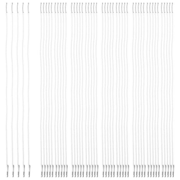 USHOBE Back to School 50pcs Sewing Elastic Band with Metal Buckle for Masks Notebooks and Signs Outdoor Activities