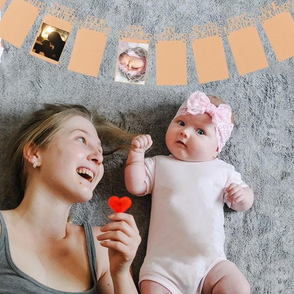 USHOBE Birthday Banners For Girls 1Set Assorted Color 11.4x5.3in With Rope