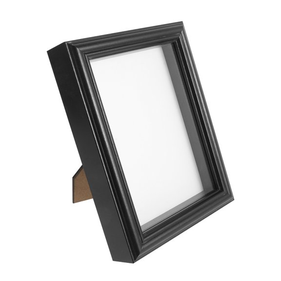 USHOBE Black Insect Display Case with Glass Front and Wood Frame for Specimen Preservation
