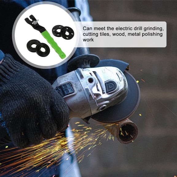 USHOBE Carbon Steel Angle Grinder Wrench 1 Set for Small Grinder Tool Workshop Use