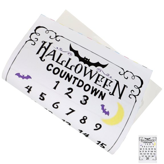 USHOBE Decorations PVC Countdown Gift for Friends 1Pack