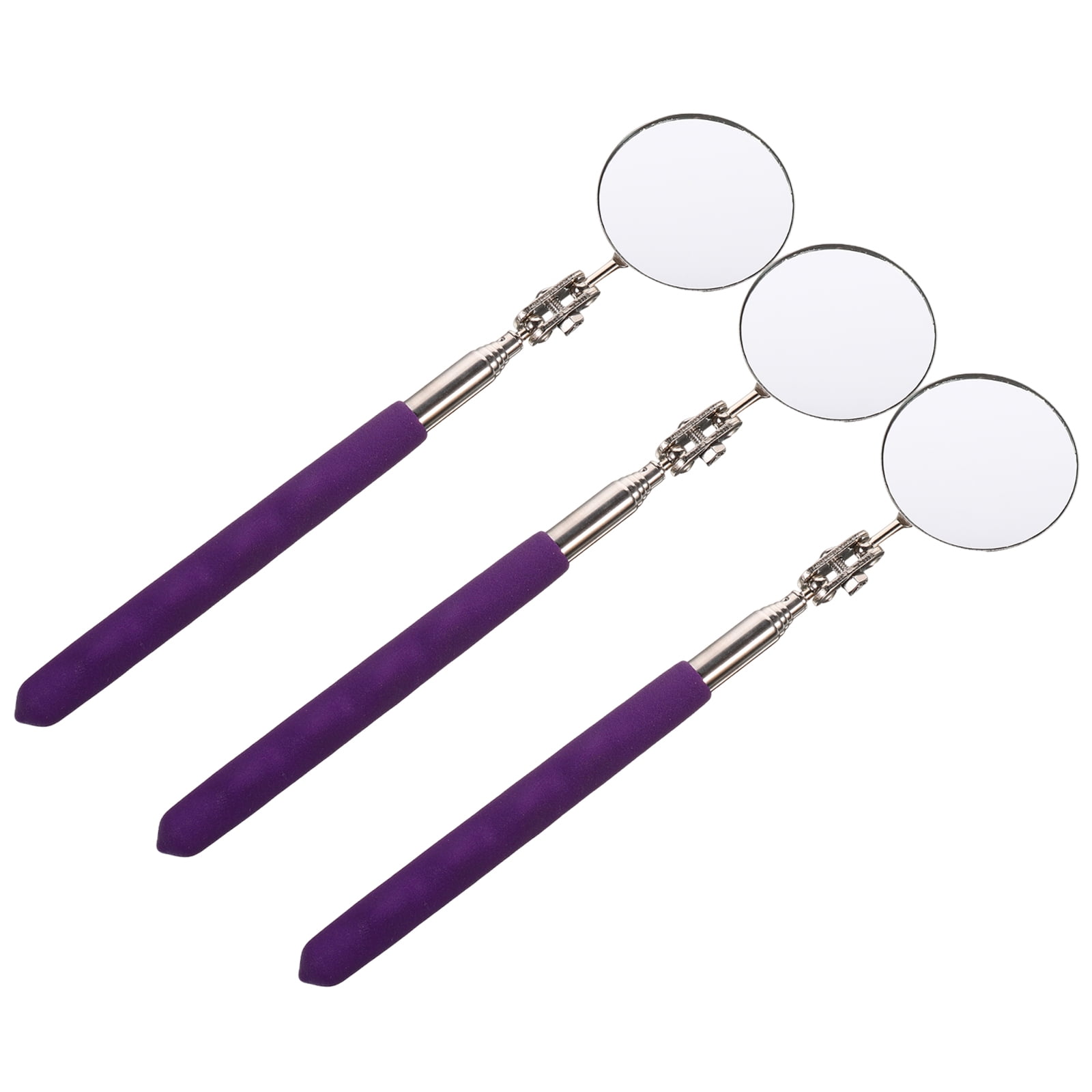Shoe Inspection USHOBE Extendable Purple Undercarriage Inspection Mirror for Mechanics ...