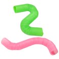 USHOBE Foldable Hamster Tunnel Assorted Color Plastic for Pet Agility ...