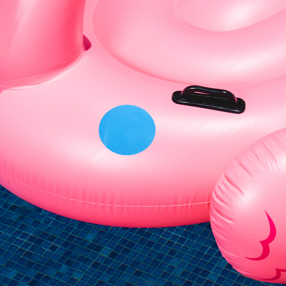 USHOBE Inflatable Boats Repair Patches 20Pcs Sky-Blue Round PVC for ...