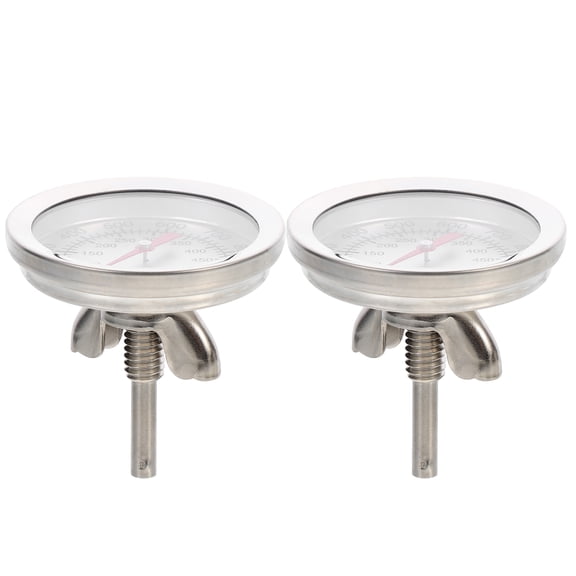 USHOBE 2Pcs Oven Thermometer Stainless Steel High Temperature Resistant Kitchen Cooking Gauge