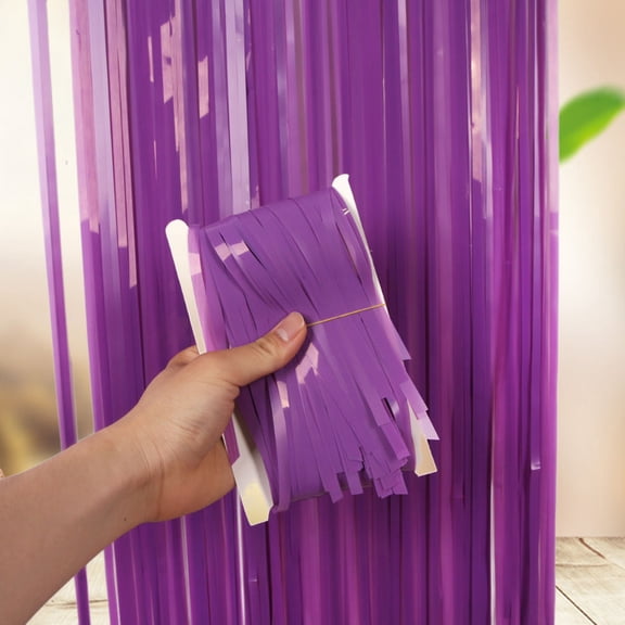 USHOBE Party Decoration Purple Photography Backdrop 1Set